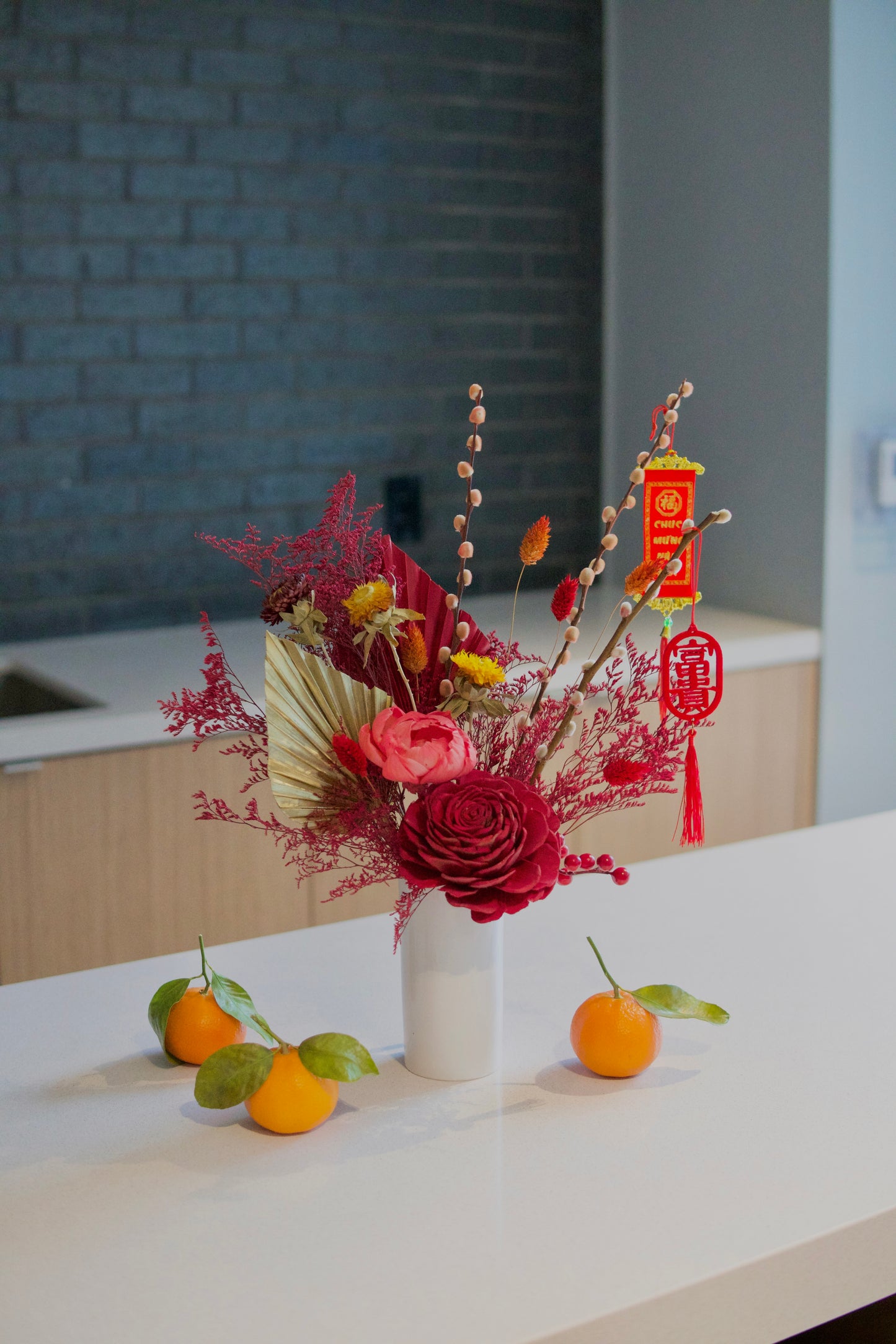 Lunar New Year Floral Workshop - Vase Arrangement - 2.5 hrs