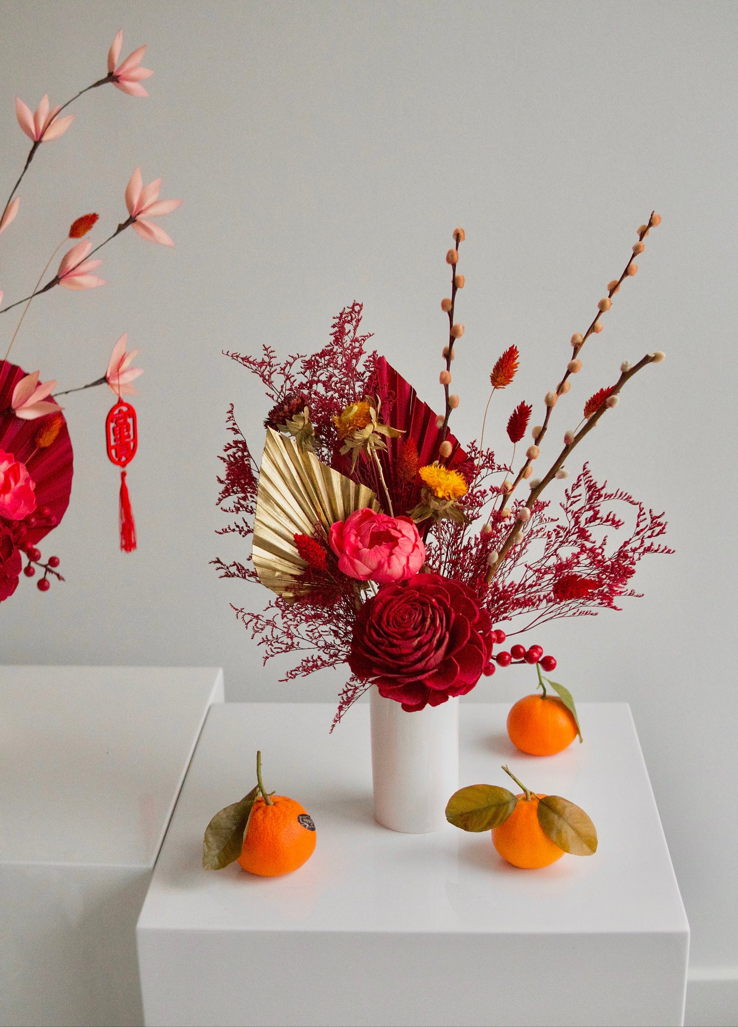 Lunar New Year Floral Workshop - Vase Arrangement - 2.5 hrs